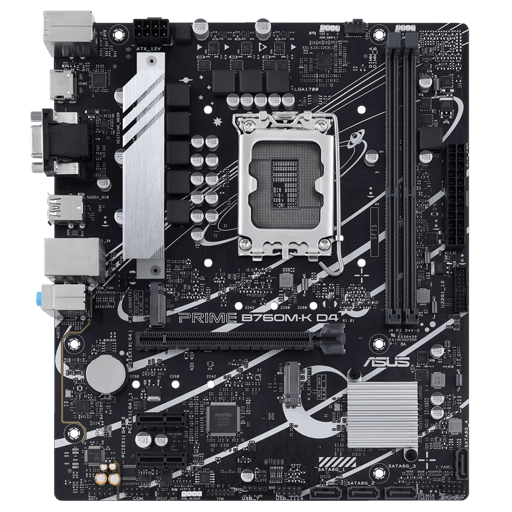 Asus PRIME B760M-K D4 Micro ATX LGA 1700