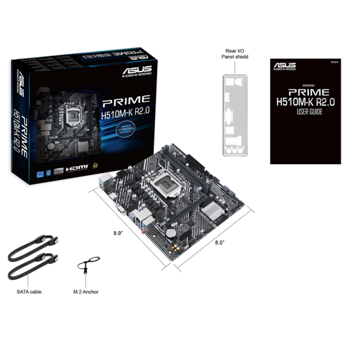Asus PRIME H510M-K R2.0 Micro ATX LGA 1200