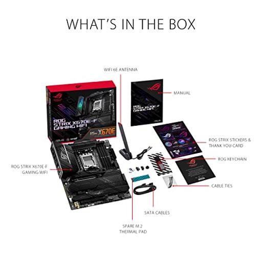 Asus ROG STRIX X670E-F GAMING WIFI ATX AM5
