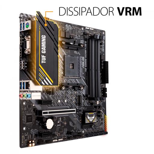 Asus TUF Gaming A520M-PLUS II Micro ATX AM4