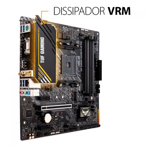 Asus TUF GAMING A520M-PLUS Micro ATX AM4