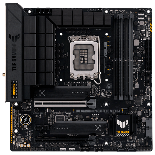 Asus TUF GAMING B760M-Plus Micro ATX LGA 1700