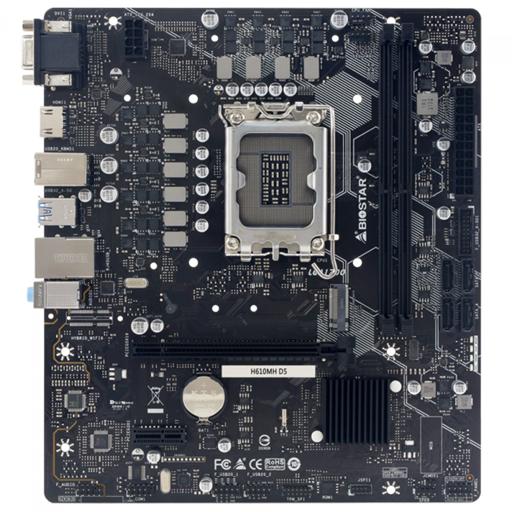 Biostar H610MH D5 Micro ATX LGA 1700