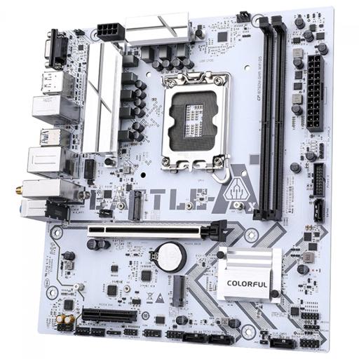 Colorful Battle-AX B760M-G White WIFI Micro ATX LGA 1700