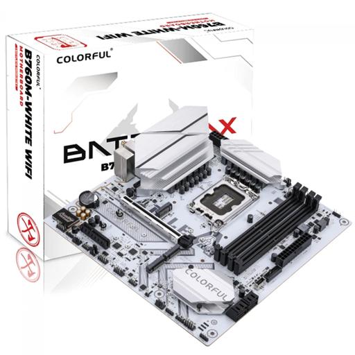Colorful BATTLE-AX B760M White WiFi Micro ATX LGA 1700