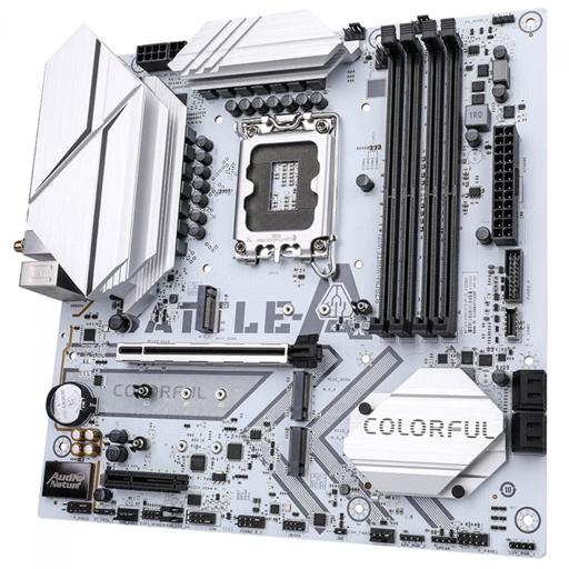 Colorful BATTLE-AX B760M White WiFi Micro ATX LGA 1700