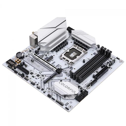 Colorful BATTLE-AX B760M White WiFi Micro ATX LGA 1700