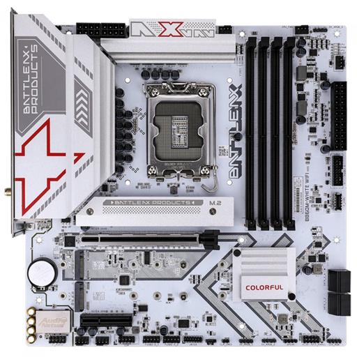 Colorful BATTLE-AX B860M-WHITE WIFI V20 Micro ATX LGA 1851