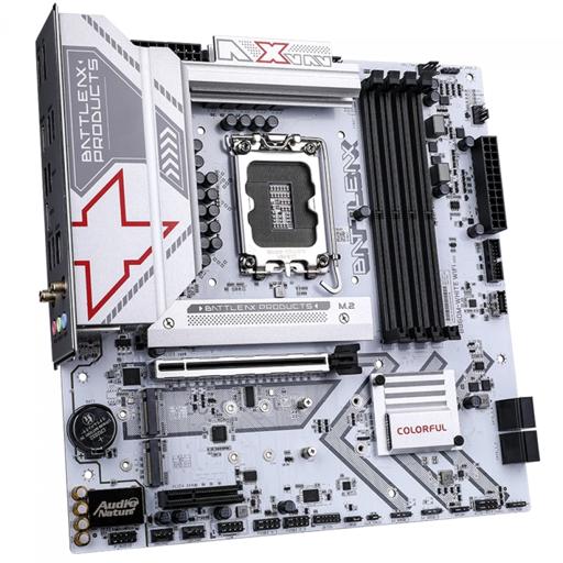 Colorful BATTLE-AX B860M-WHITE WIFI V20 Micro ATX LGA 1851