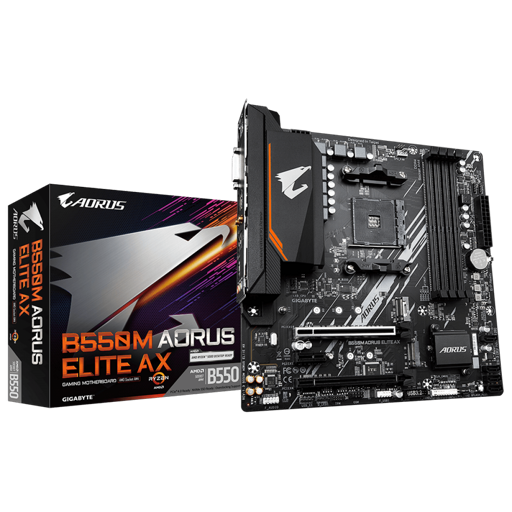 Gigabyte B550 AORUS ELITE Micro ATX AM4