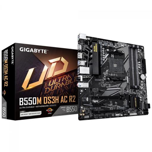 Gigabyte B550M DS3H AC R2 Micro ATX AM4