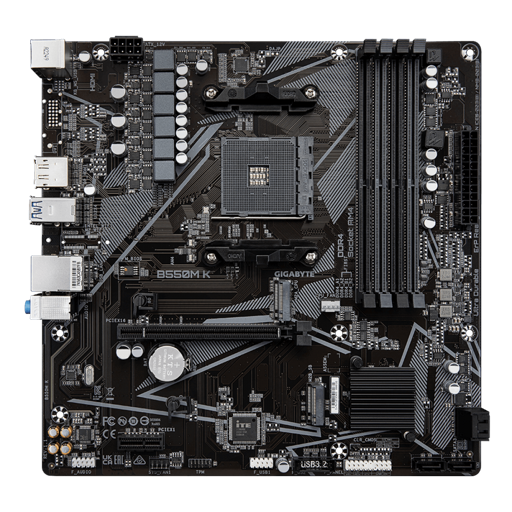 Gigabyte B550M K Micro ATX AM4