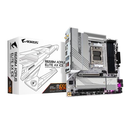 Gigabyte B650M AORUS ELITE AX ICE Micro ATX AM5