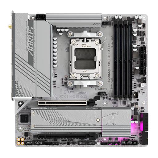 Gigabyte B650M AORUS ELITE AX ICE Micro ATX AM5