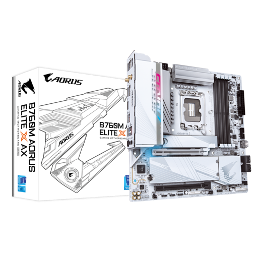 Gigabyte B760M AORUS ELITE X AX Micro ATX LGA 1700