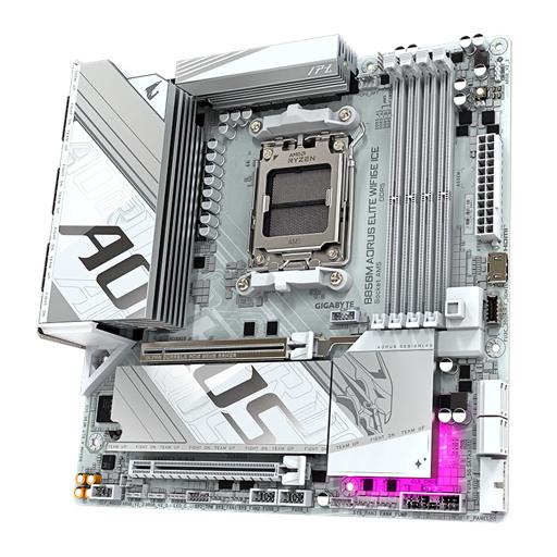 Gigabyte B850M Aorus Elite WIFI6E Ice Micro ATX AM5
