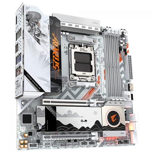 Gigabyte B850M AORUS ELITE WIFI7 ICE-P Micro ATX AM5