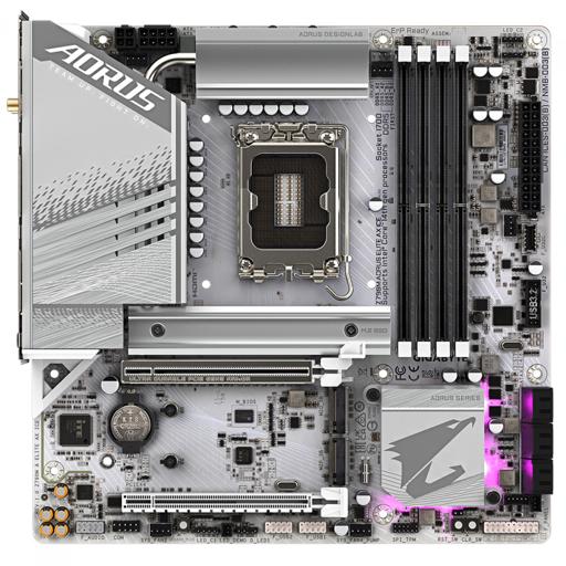 Gigabyte Z790M AORUS ELITE AX ICE Micro ATX LGA 1700