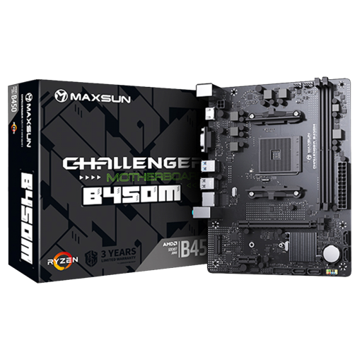 MAXSUN B450M MS-Challenger Micro ATX AM4