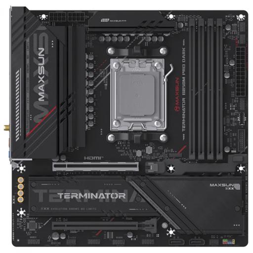 MAXSUN Terminator B850M Pro Dark WiFi Micro ATX AM5