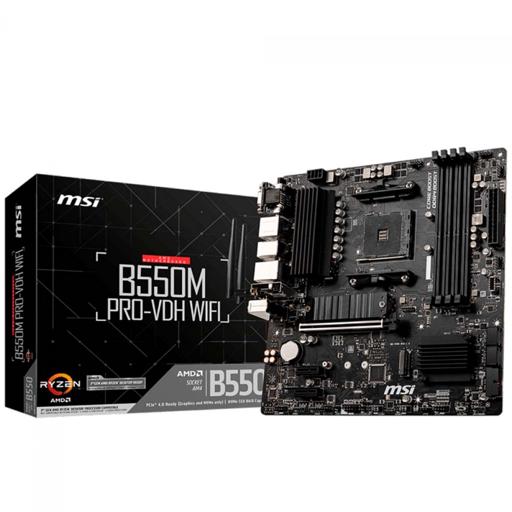 MSI B550M PRO-VDH WIFI Micro ATX AM4