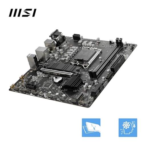 MSI PRO B760M‑G DDR5 Micro ATX LGA 1700