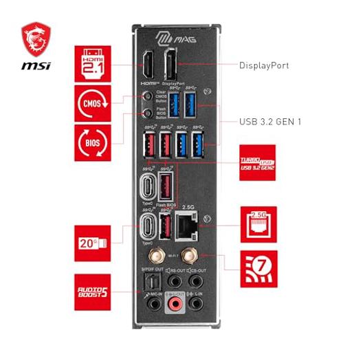MSI Z790 MAG TOMAHAWK MAX WIFI ATX LGA 1700