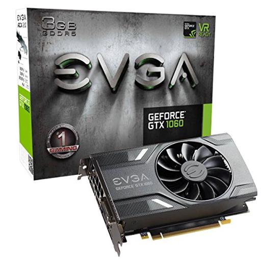 EVGA GeForce GTX 1060 3 GB GeForce 1000 Series
