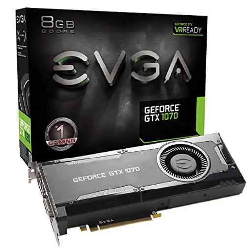 EVGA GeForce GTX 1070 8 GB GeForce 1000 Series