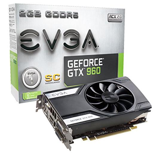EVGA GeForce GTX 960 2 GB GeForce 900 Series