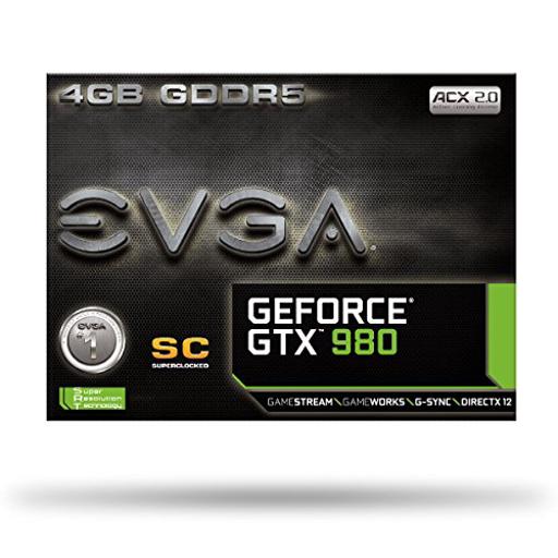 EVGA GeForce GTX 980 4 GB GeForce 900 Series