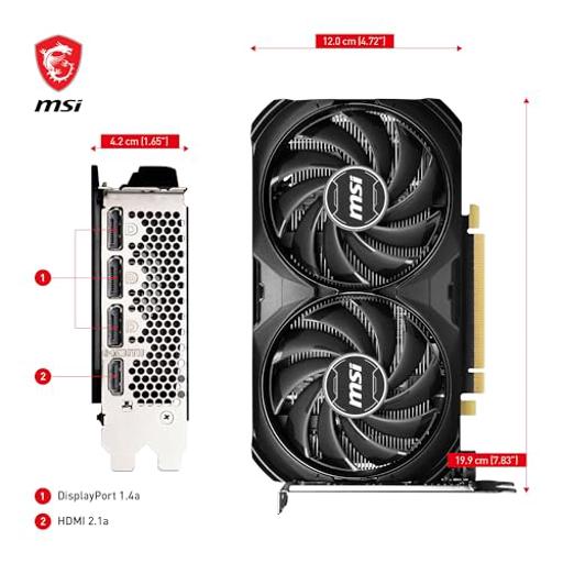 MSI GeForce RTX 4060 Ti 8 GB VENTUS 2X