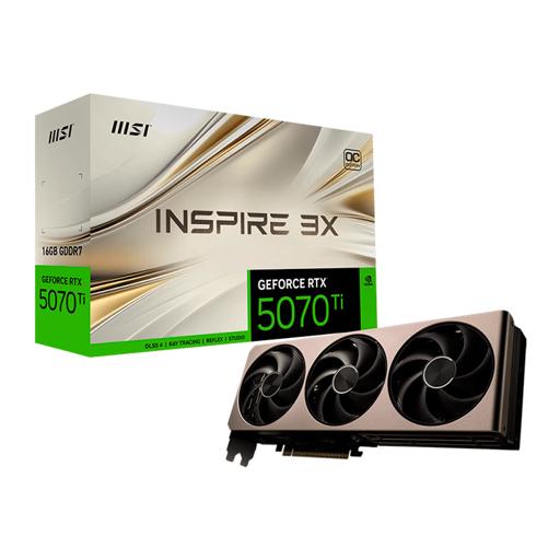 MSI GeForce RTX 5070 Ti 16 GB INSPIRE 3X
