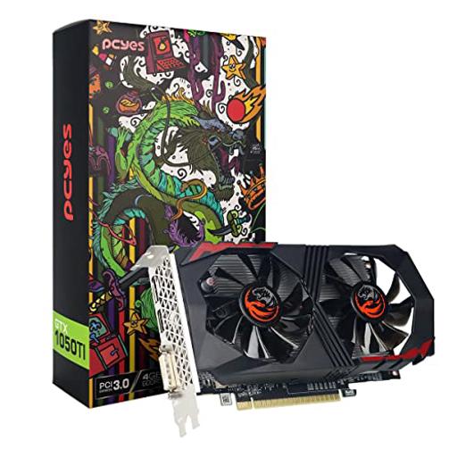 PCYes GeForce GTX 1050 Ti 4 GB Dual Fan