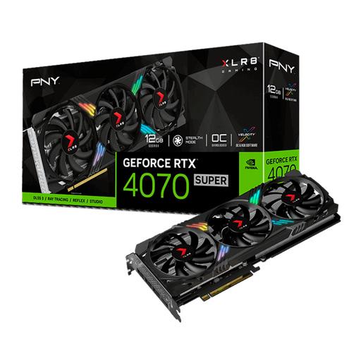 PNY GeForce RTX 4070 SUPER 12 GB XLR8 Gaming VERTO EPIC-X RGB