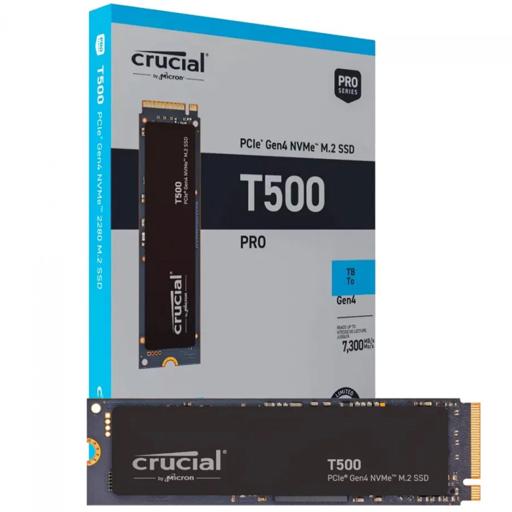 Crucial T500 1 TB M.2-2280  PCIe 4.0 X4  NVME SSD
