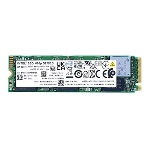 Intel 660P Series 512 GB M.2-2280    SSD