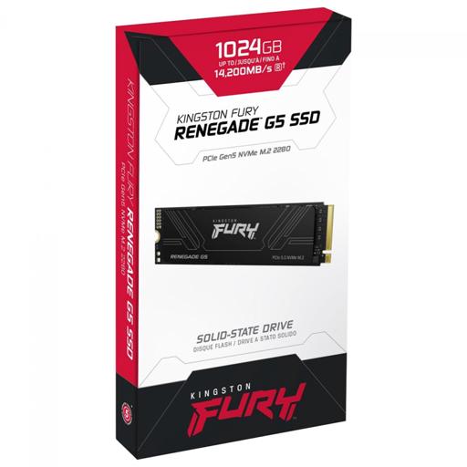 Kingston Fury Renegade 1 TB M.2-2280  PCIe 5.0 X4  NVME SSD