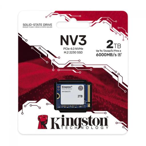 Kingston NV3 2 TB M.2-2230  PCIe 4.0 X4  NVME SSD