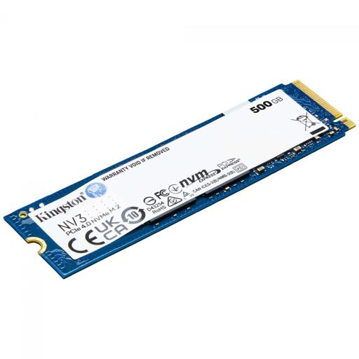 Kingston NV3 500 GB M.2-2280  PCIe 4.0 X4  NVME SSD