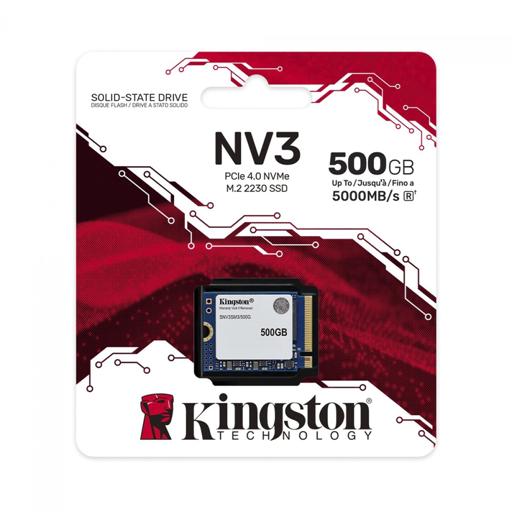Kingston NV3 500 GB M.2-2230  PCIe 4.0 X4  NVME SSD