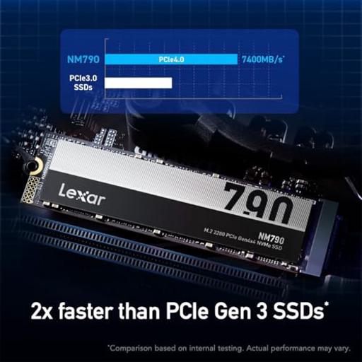 Lexar NM 4 TB M.2-2280  PCIe 4.0 X4  NVME SSD
