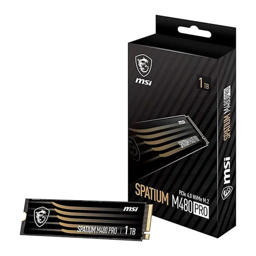 MSI SPATIUM M480 PRO 1 TB M.2-2280  PCIe 4.0 X4  NVME SSD