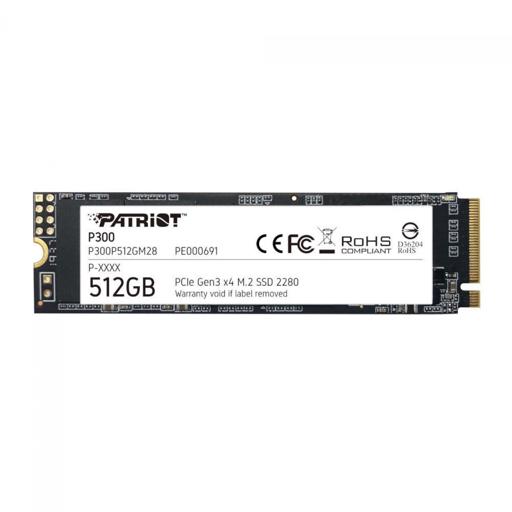 Patriot P300 512 GB M.2-2280  PCIe 3.0 X4  NVME SSD
