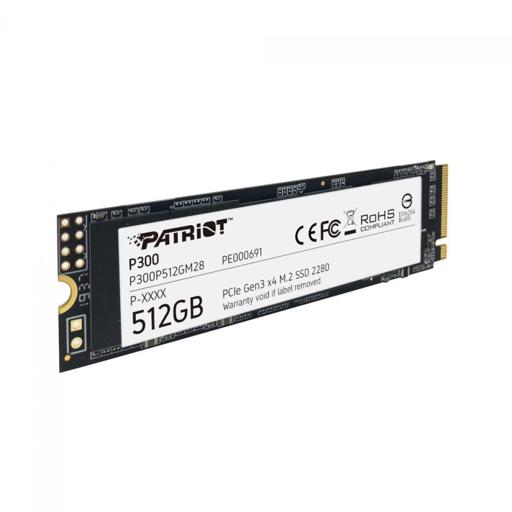Patriot P300 512 GB M.2-2280  PCIe 3.0 X4  NVME SSD