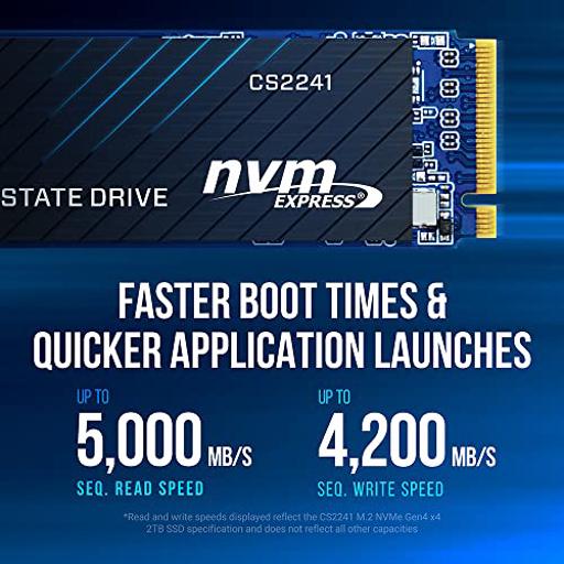 PNY CS 500 GB M.2-2280  PCIe 4.0 X4  NVME SSD