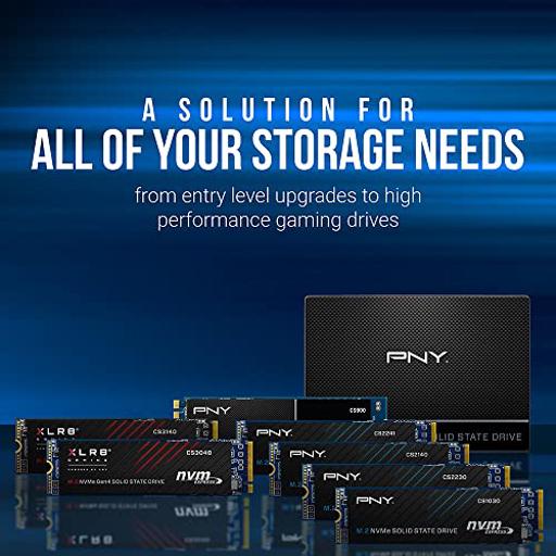 PNY CS 500 GB M.2-2280  PCIe 4.0 X4  NVME SSD
