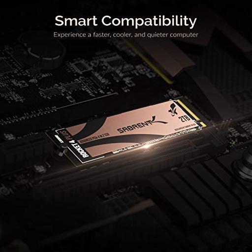 Sabrent Rocket 4 Plus 2 TB M.2-2280  PCIe 3.0 X4  NVME SSD