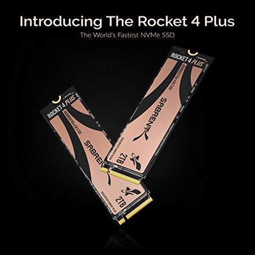 Sabrent Rocket 4 Plus 2 TB M.2-2280  PCIe 3.0 X4  NVME SSD