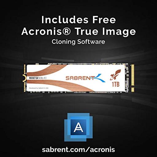 Sabrent Rocket  1 TB M.2-2280  PCIe 3.0 X4  NVME SSD